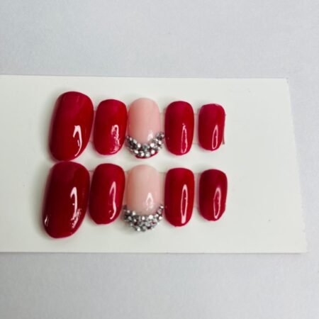 Bridal press on nails