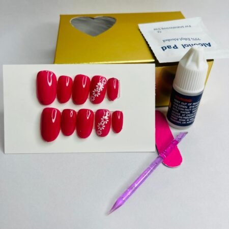 Best press on nails with pink