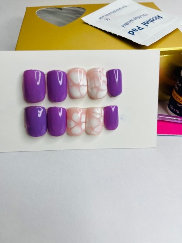 Best press on nails in purple