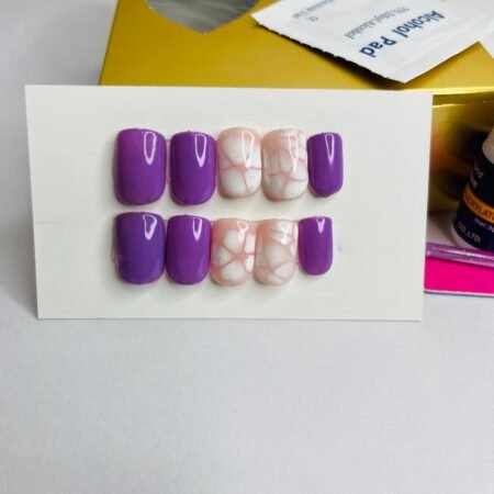 Best press on nails in purple